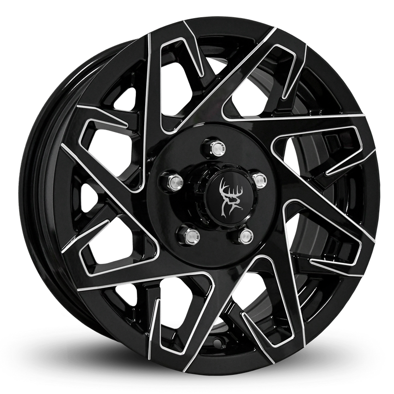 Buck Commander Trailer | Canyon - Gloss Black Milled Edge | 5 lug