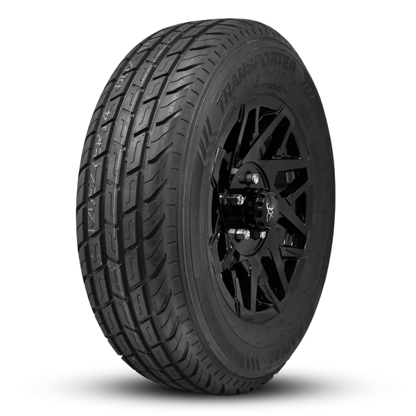 Buck Commander Trailer ReadyMount Wheel & Tire Assembly | Transporter Radial | Canyon - Gloss Black | 6 lug